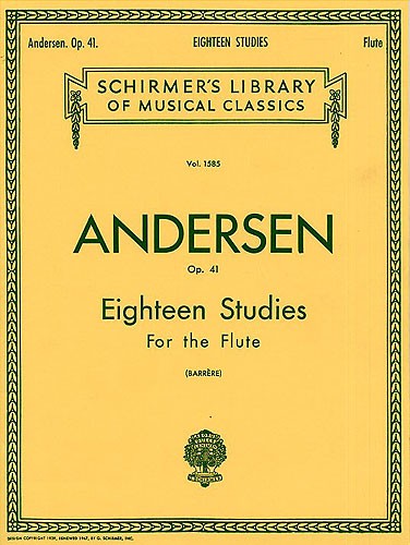 Joachim Andersen: Eighteen Studies For The Flute Op.41