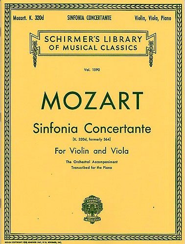 W.A. Mozart: Sinfonia Concertante (Score/Parts)