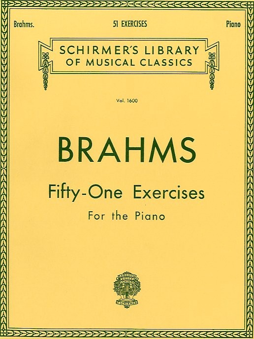 Johannes Brahms: Fifty-one Exercises For The Piano