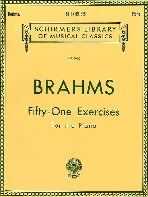 Johannes Brahms: Fifty-one Exercises For The Piano