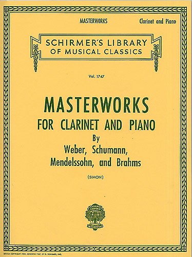 Masterworks For Clarinet And Piano