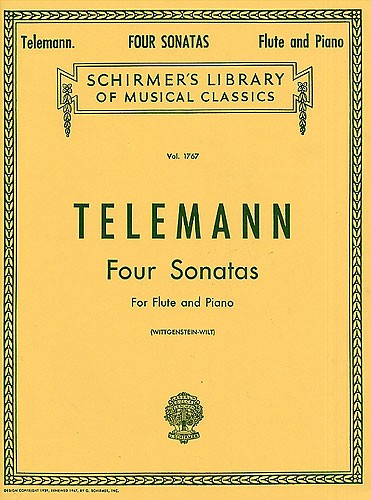 G.P. Telemann: Four Sonatas For Flute And Piano
