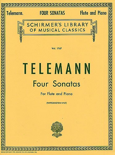 G.P. Telemann: Four Sonatas For Flute And Piano