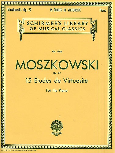 Moritz Moszkowski: Fifteen Etudes Virtuositie Op.72