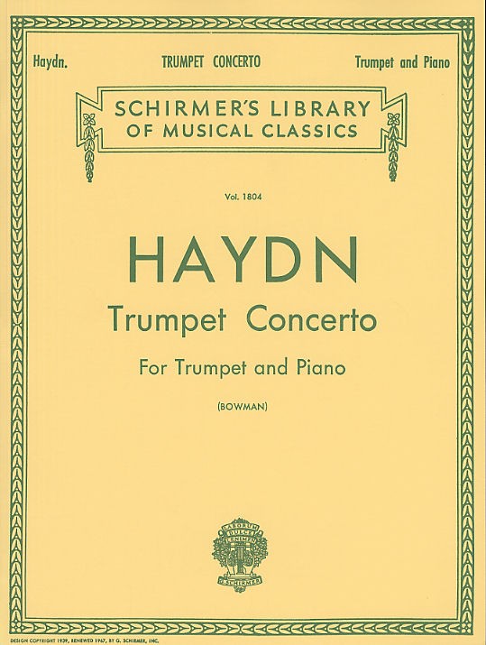 Franz Joseph Haydn: Trumpet Concerto (Trumpet/Piano)