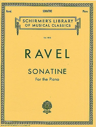 Maurice Ravel: Sonatine For Piano