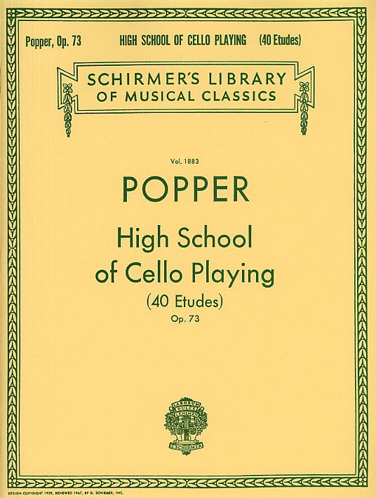 David Popper: High School Of Cello Playing Opus. 73