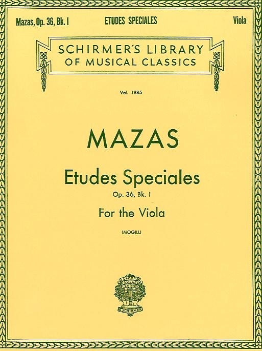 Jacques F. Mazas: Etudes Speciales Op.36 Book 1 (Viola)