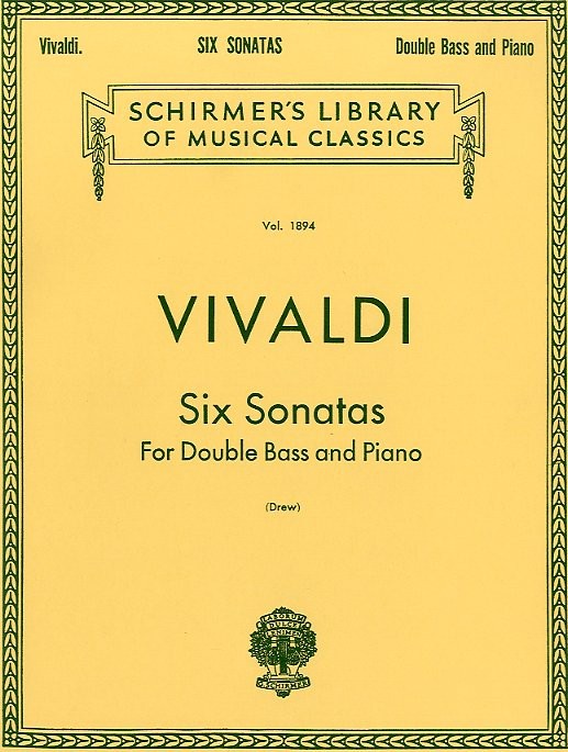Antonio Vivaldi: Six Sonatas For Double Bass And Piano
