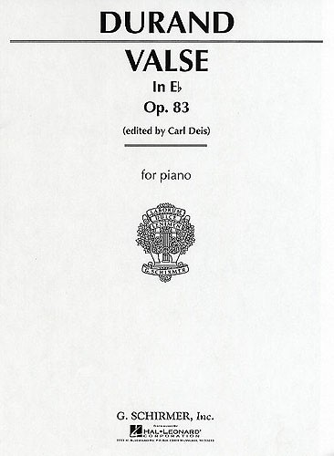 Marie-Auguste Durand: Valse In E Flat Op.83