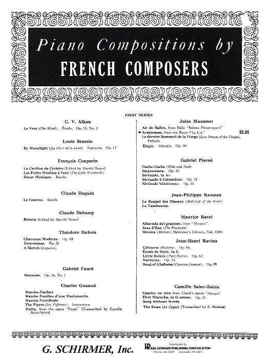 Jules Massenet: Aragonaise From 'Le Cid' (Piano Solo)