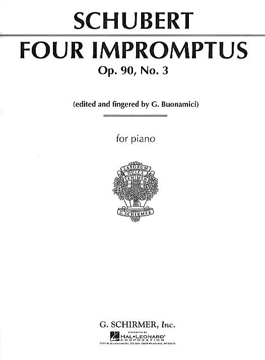 Franz Schubert: Impromptu In G Flat Op.90 No.3