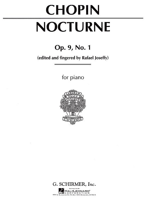 Frederic Chopin: Nocturne In G Flat Major Op.9 No.1