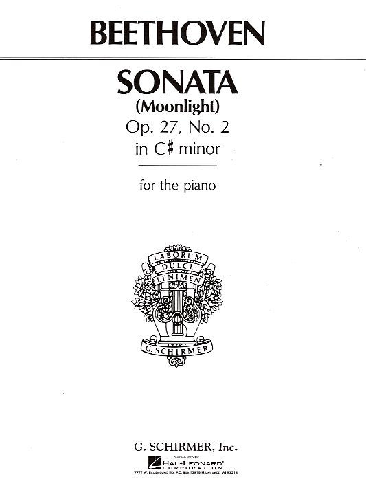 Beethoven: Piano Sonata In C Sharp Minor Op.27 No. 2 'Moonlight'