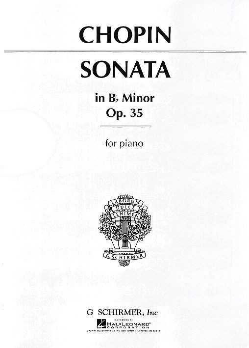 Frederic Chopin: Piano Sonata Op.35 In B Flat Minor