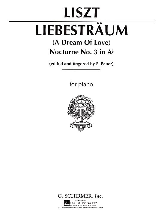 Franz Liszt: Liebestraume No.3 In A Flat