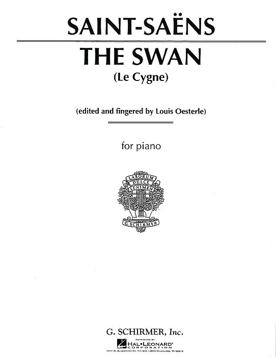Camille Saint-Saens: The Swan (Le Cygne) - Piano Solo