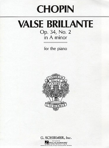 Frederic Chopin: Valse Brillante In A Minor Op.34 No.2