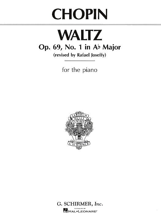 Frederic Chopin: Waltz In A Flat Op.69 No.1