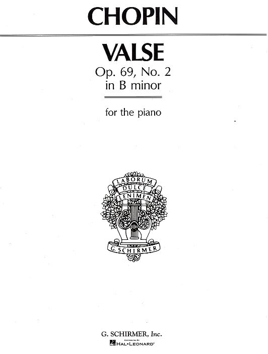 Frederic Chopin: Valse In B Minor Op. 69 No. 2