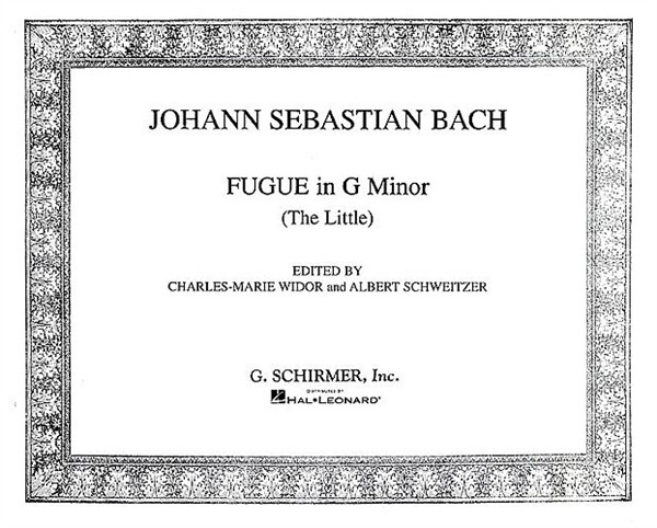 J.S. Bach: Little Fugue In G Minor For Organ