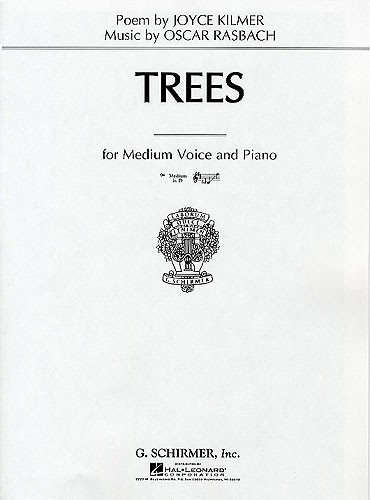 Oscar Rasbach: Trees (Medium High Voice)