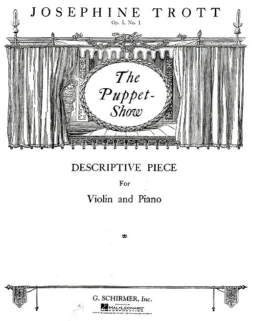 Josephine Trott: Puppet Show Op.5 No.1