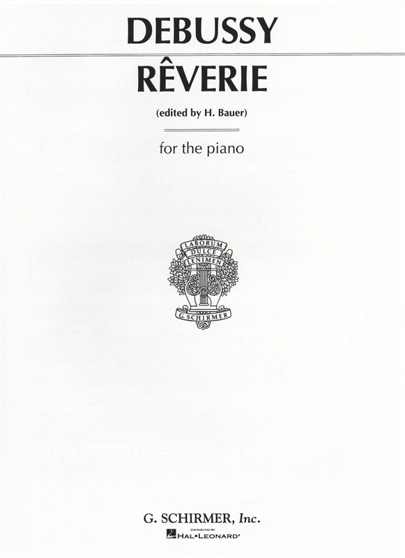 Claude Debussy: Reverie (Piano)