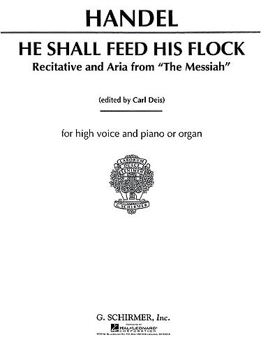 G.F. Handel: He Shall Feed His Flock (Messiah)- High Voice