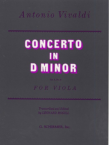 Antonio Vivaldi: Concerto In D Minor for Viola (Op.3 No.6)
