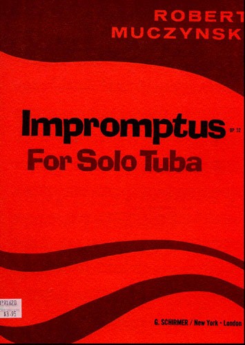 Robert Muczynski: Impromptus For Solo Tuba