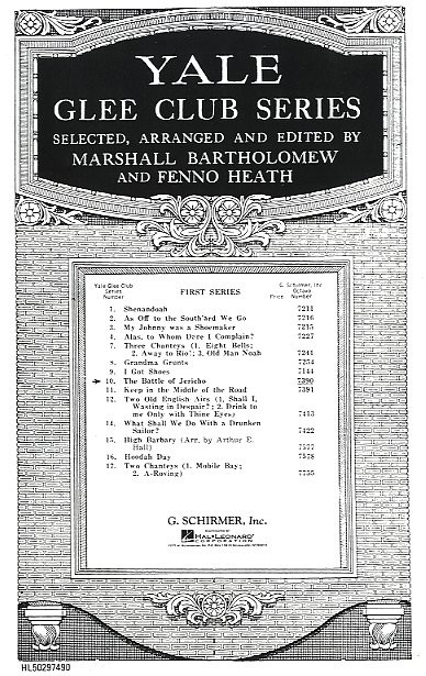 The Battle Of Jericho (Arr. Bartholomew) (TTBB)