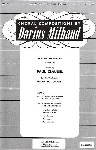 Darius Milhaud: Babylone (Les Deux Cites No.1)