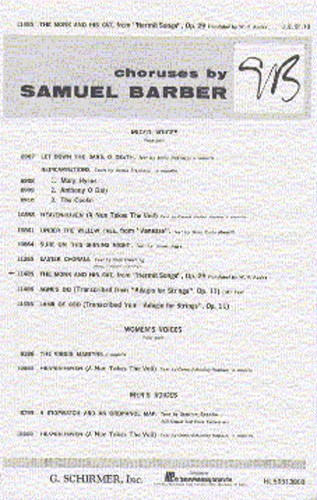 Samuel Barber: The Monk And His Cat