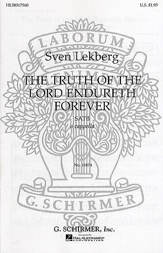 Sven Lekberg: The Truth Of The Lord Endureth Forever