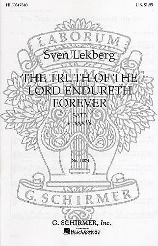 Sven Lekberg: The Truth Of The Lord Endureth Forever