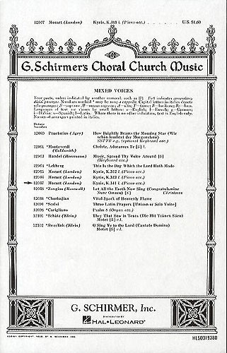 W. A. Mozart: Kyrie K.341 (SATB)