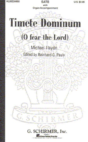 Michael Haydn: Timete Dominum