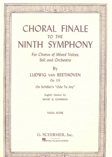Beethoven: Choral Finale (Symphony No.9 In D Minor) - Vocal Score