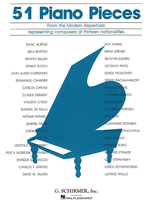 51 Piano Pieces From The Modern Repertoire