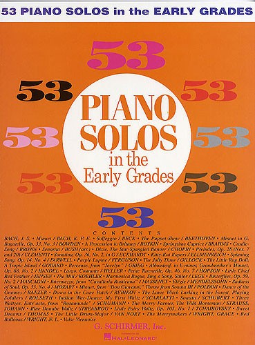 53 Piano Solos In The Early Grades