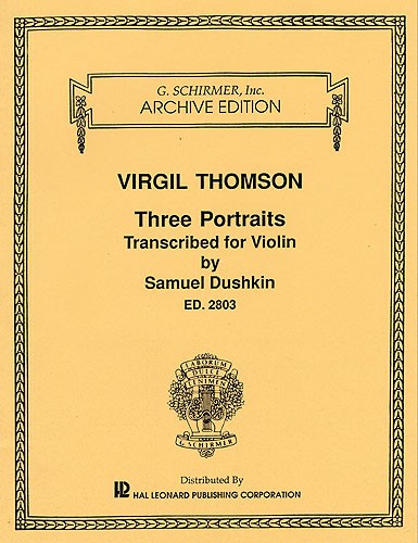 Virgil Thomson: Three Portraits