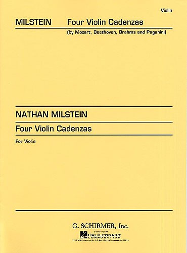 Nathan Milstein: Four Violin Cadenzas