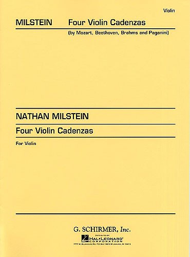 Nathan Milstein: Four Violin Cadenzas