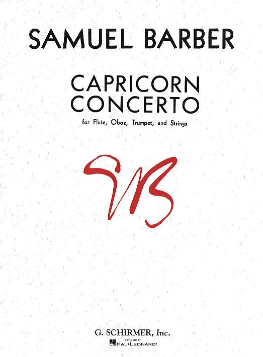 Samuel Barber: Capricorn Concerto (Study Score)