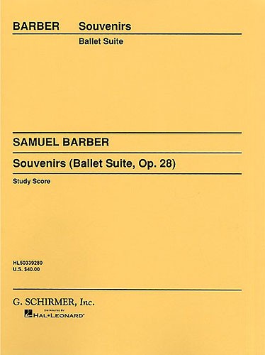 Samuel Barber: Souvenirs Op.28 (Study Score)