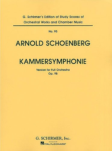 Arnold Schoenberg: Kammersymphonie Op.9b (Full Score)