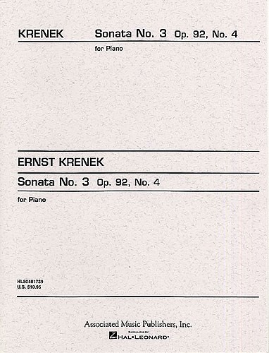 Ernst Krenek: Piano Sonata No.3 Op.92 No.4