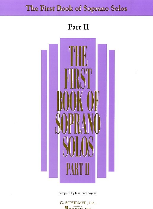 The First Book Of Soprano Solos Part II