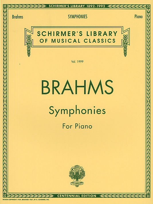 Johannes Brahms: Symphonies (Piano Solo)